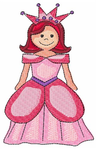 Fairytale Princess Machine Embroidery Design