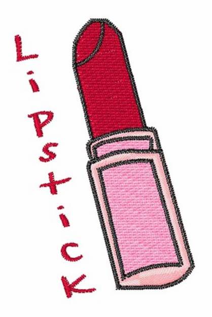 Picture of Lipstick Tube Machine Embroidery Design