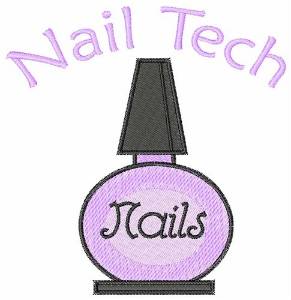 Picture of Beauty Nail Tech Machine Embroidery Design
