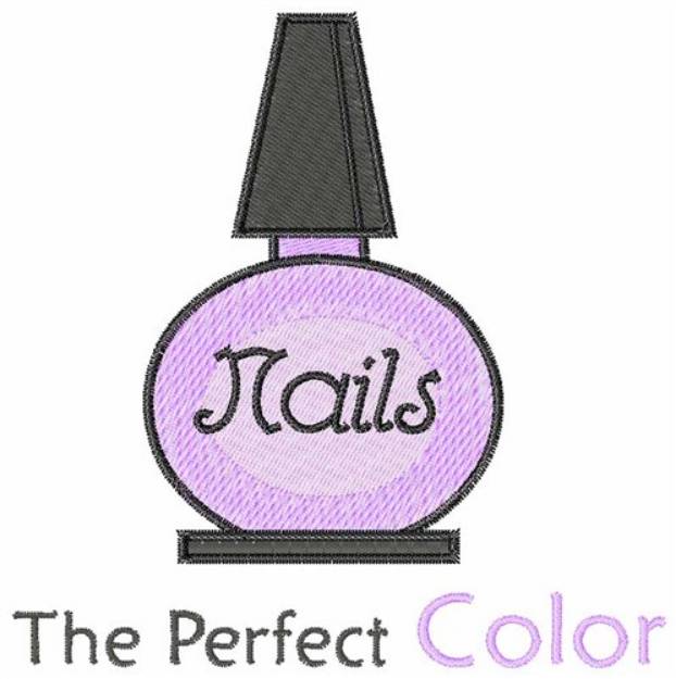 Picture of Fingernail Polish Machine Embroidery Design