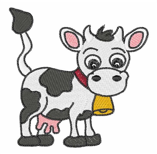 Milk Cow Machine Embroidery Design