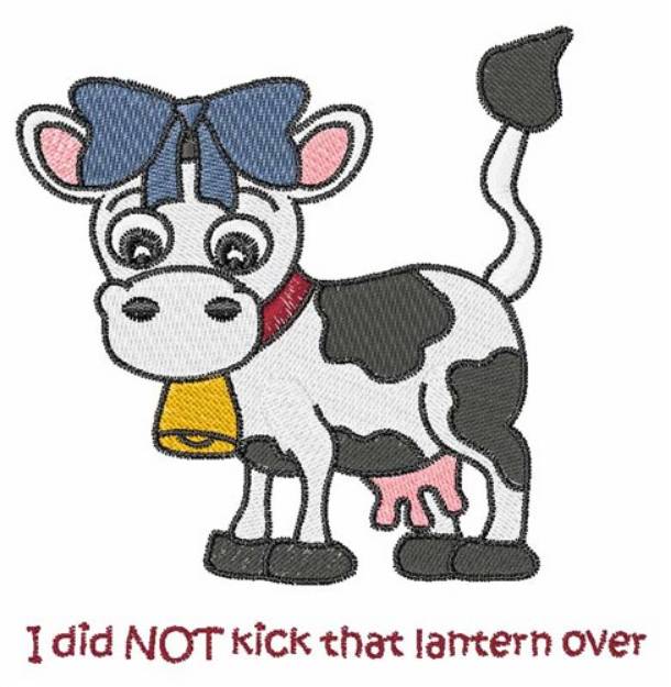 Picture of Adorable Cow Machine Embroidery Design