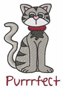 Picture of Purfect Cat Machine Embroidery Design
