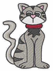 Picture of Cartoon Cat Machine Embroidery Design