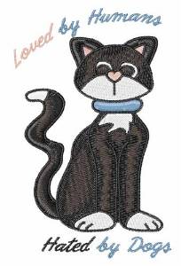 Picture of Cat Loved By Humans Machine Embroidery Design