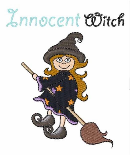 Picture of Innocent Witch Machine Embroidery Design