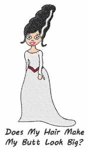 Picture of Bride Of Frankenstein Machine Embroidery Design