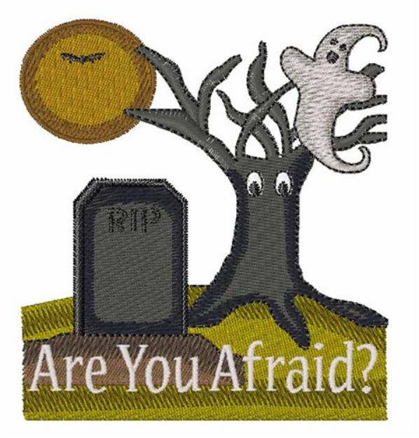 Picture of Cemetery Fear Machine Embroidery Design