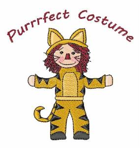 Picture of Tiger Doll Costume Machine Embroidery Design