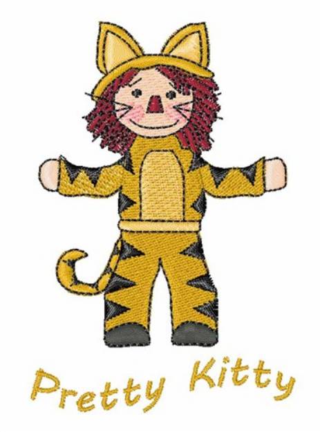 Picture of Kitty Cat Costume Machine Embroidery Design