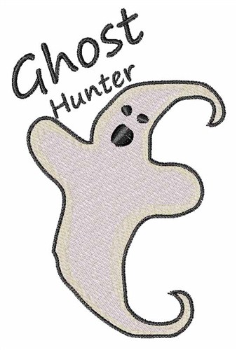 Ghost Hunter Machine Embroidery Design