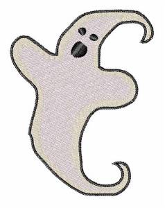 Picture of Scary Ghost Machine Embroidery Design