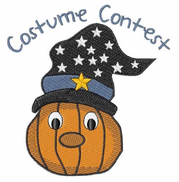 Picture of Pumpkin Contest Machine Embroidery Design