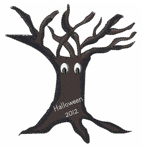 Halloween Tree 2012 Machine Embroidery Design
