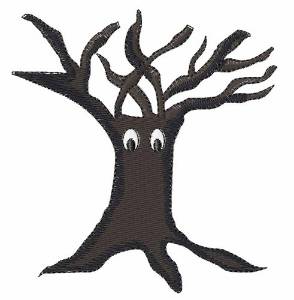 Picture of Alive Halloween Tree Machine Embroidery Design