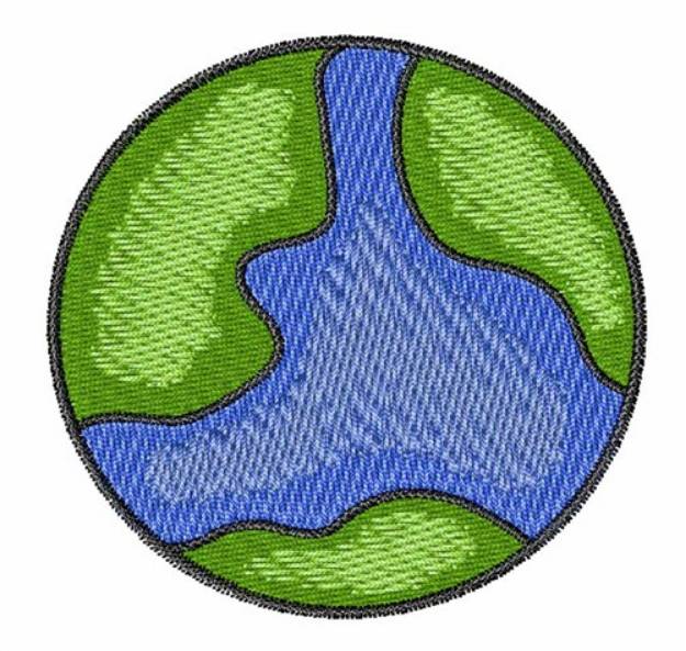 Picture of Abstract  Earth Machine Embroidery Design