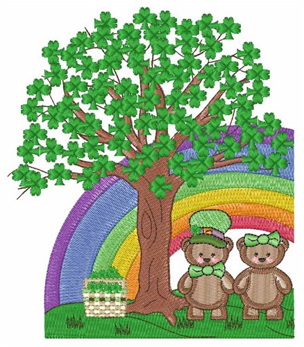 Irish Bears Machine Embroidery Design