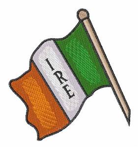 Picture of IRE Flag Machine Embroidery Design