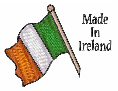 Made in Ireland Machine Embroidery Design