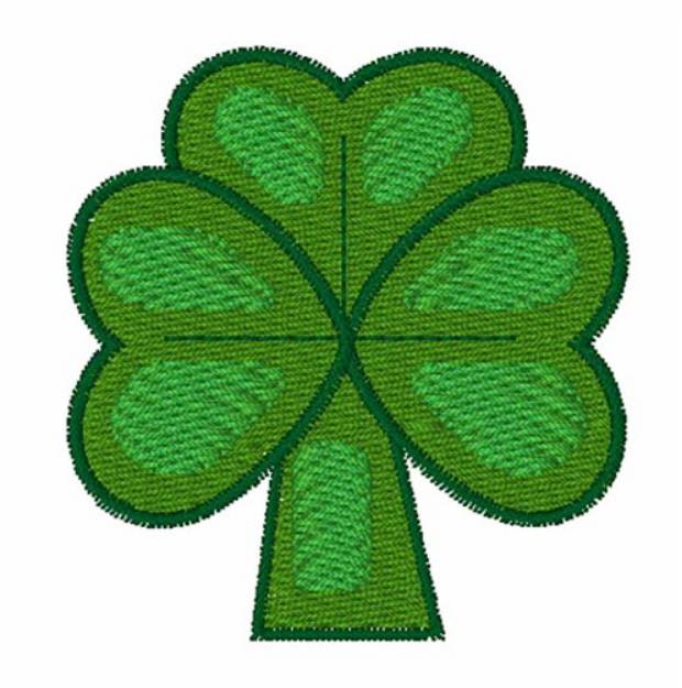 Picture of Green Clover Machine Embroidery Design