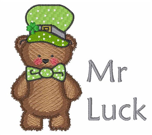 Mr. Luck Machine Embroidery Design