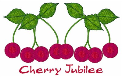 Cherry Jubilee Machine Embroidery Design