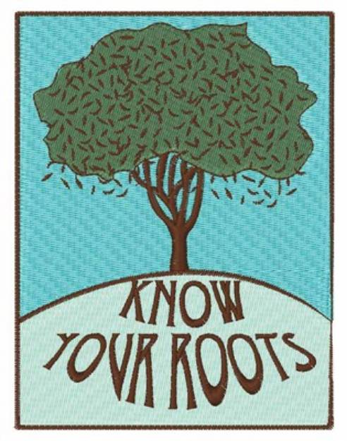 Picture of Know Your Roots Machine Embroidery Design