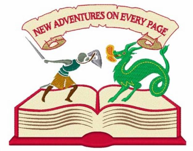 Picture of Adventures Every Page Machine Embroidery Design