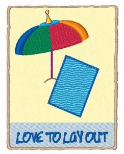 Picture of Love to Lay Out Machine Embroidery Design