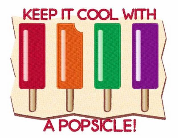 Picture of Cool with a Popsicle Machine Embroidery Design