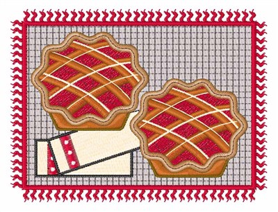 Cherry Pies Machine Embroidery Design