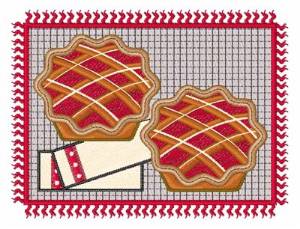 Picture of Cherry Pies Machine Embroidery Design