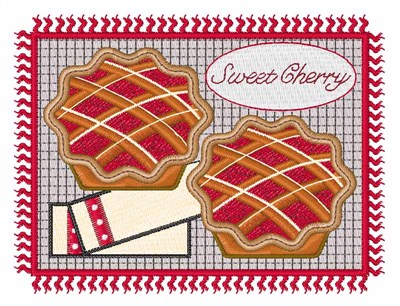 Sweet Cherry Machine Embroidery Design