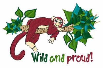 Wild and Proud! Machine Embroidery Design