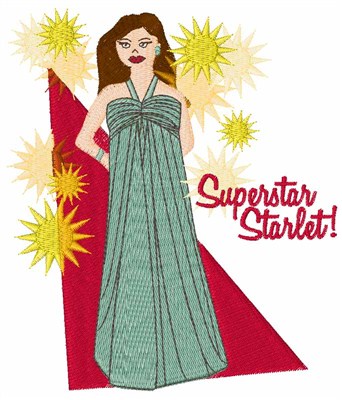 Superstar Starlet Machine Embroidery Design