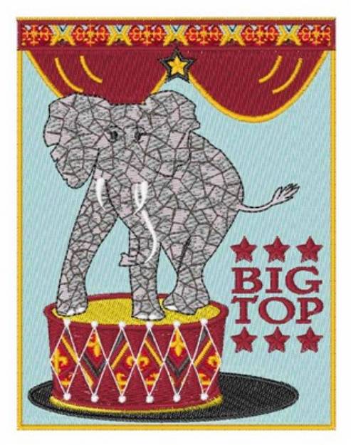Picture of Big Top Machine Embroidery Design