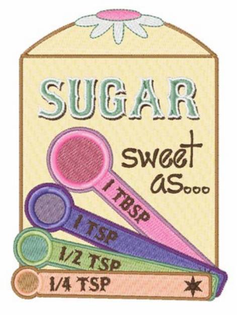 Picture of Sweet As Sugar Machine Embroidery Design