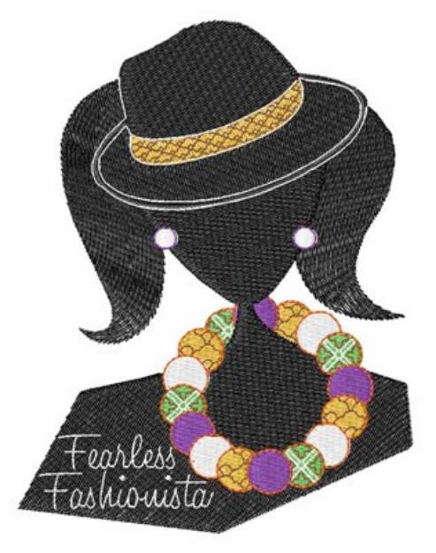 Picture of Fearless Fashionista Machine Embroidery Design