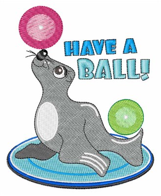 Have A Ball! Machine Embroidery Design