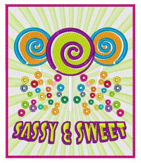 Picture of Sassy And Sweet Machine Embroidery Design