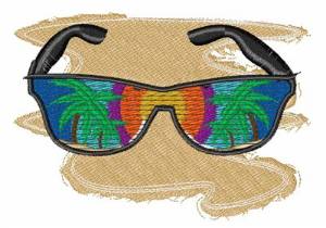 Picture of Tropical Sun Shades Machine Embroidery Design