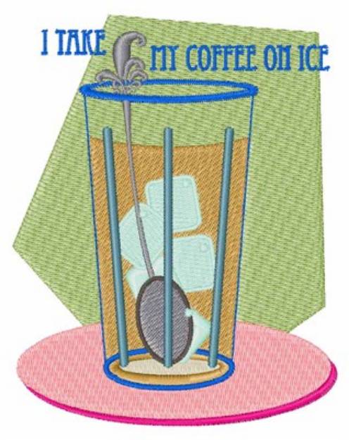 Picture of I Take It On Ice Machine Embroidery Design