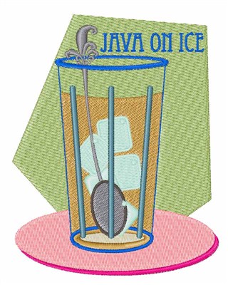 Java On Ice Machine Embroidery Design