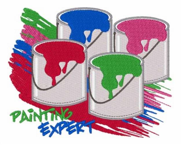 Picture of Painting Expert Machine Embroidery Design