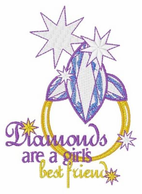 Picture of A Girls Best Friend Machine Embroidery Design