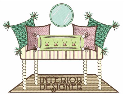 Interior Designer Machine Embroidery Design