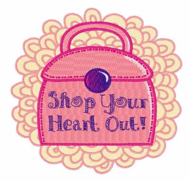 Picture of Shop Your Heart Out Machine Embroidery Design