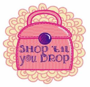 Picture of Shop til You Drop Machine Embroidery Design