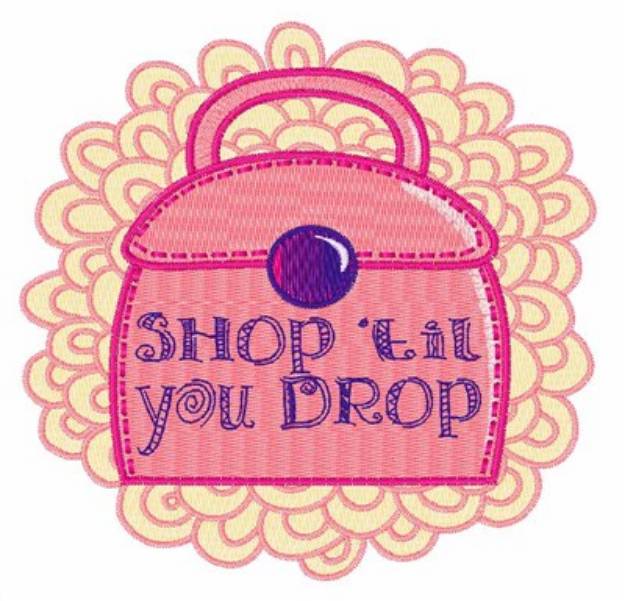 Picture of Shop til You Drop Machine Embroidery Design