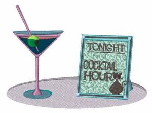 Picture of Cocktail Hour Machine Embroidery Design